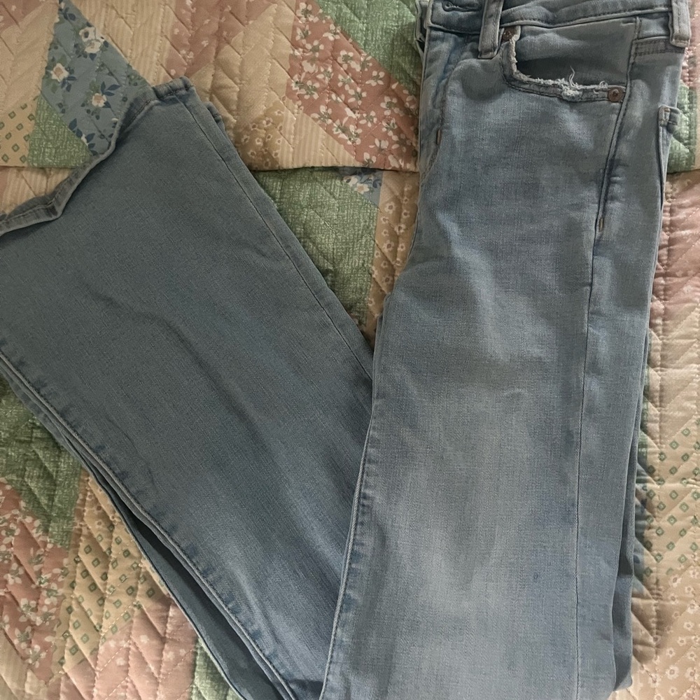 American Eagle Outfitters Light Blue Flare Jeans